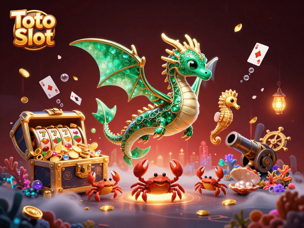 Experience thrilling gameplay with Toto Slot's colorful elements and vibrant underwater setting.