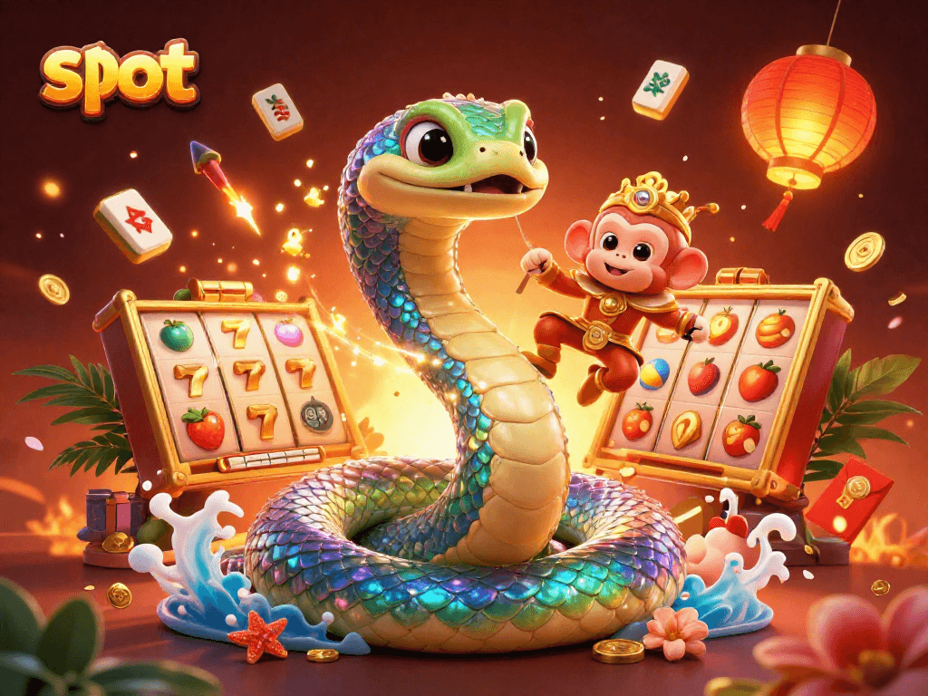 Experience the thrill of slot gaming with vibrant characters, spinning reels, and magical elements.