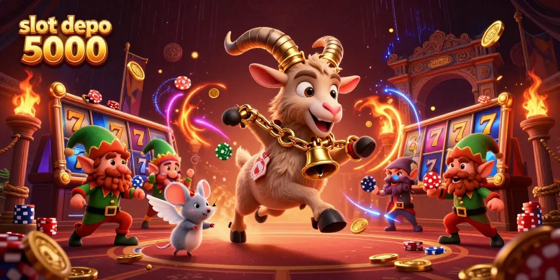 Experience thrilling gameplay at slot depo 5000 with vibrant casino action and exciting characters.