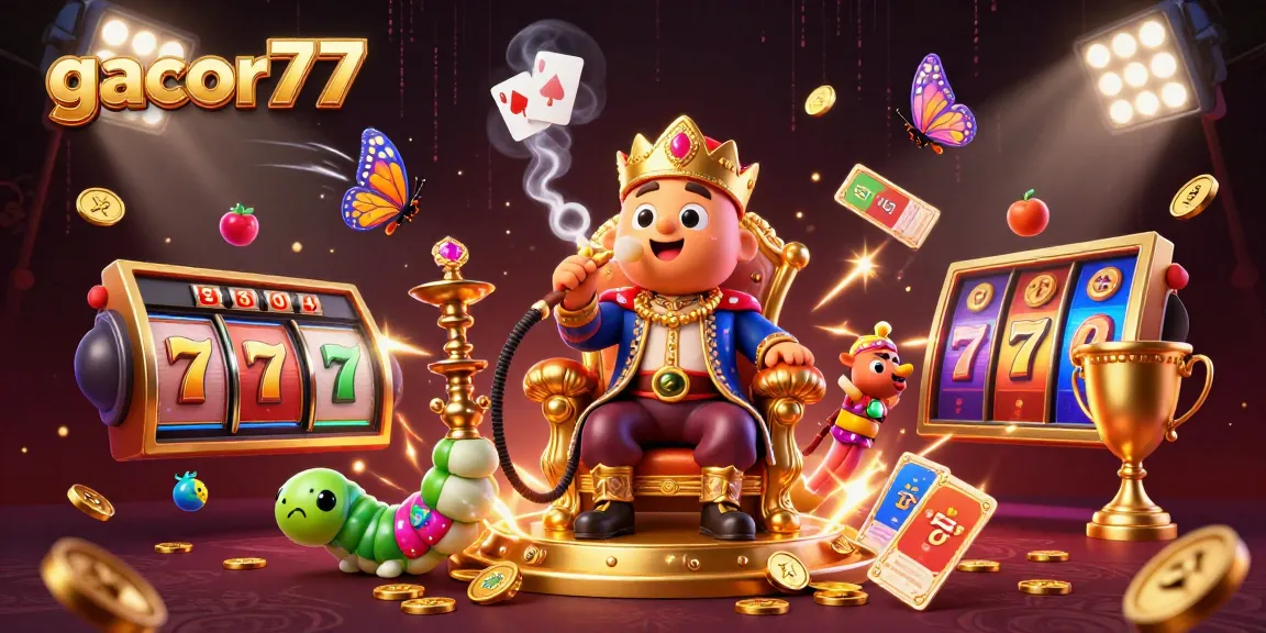 Gacor77, mainkan slot dengan simbol dan jackpot seru di ilustrasi kasino online