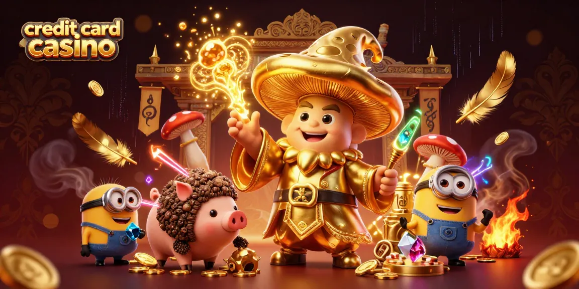Engage with the vibrant world of credit card casino gaming through a mystical adventure.