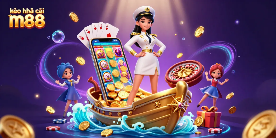 Chiến thắng lớn với kèo nhà cái m88, thể hiện những hành động và trò chơi sòng bạc sống động.