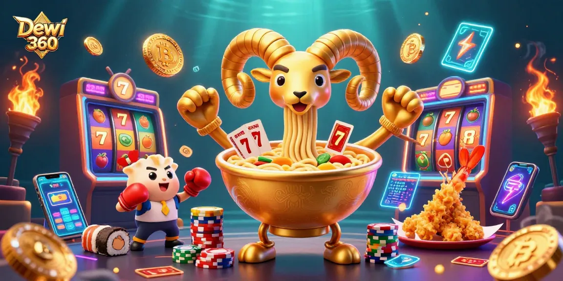 Permainan kasino mengasyikkan Dewi 360 ditampilkan dengan berbagai karakter unik dan elemen slot yang menarik.