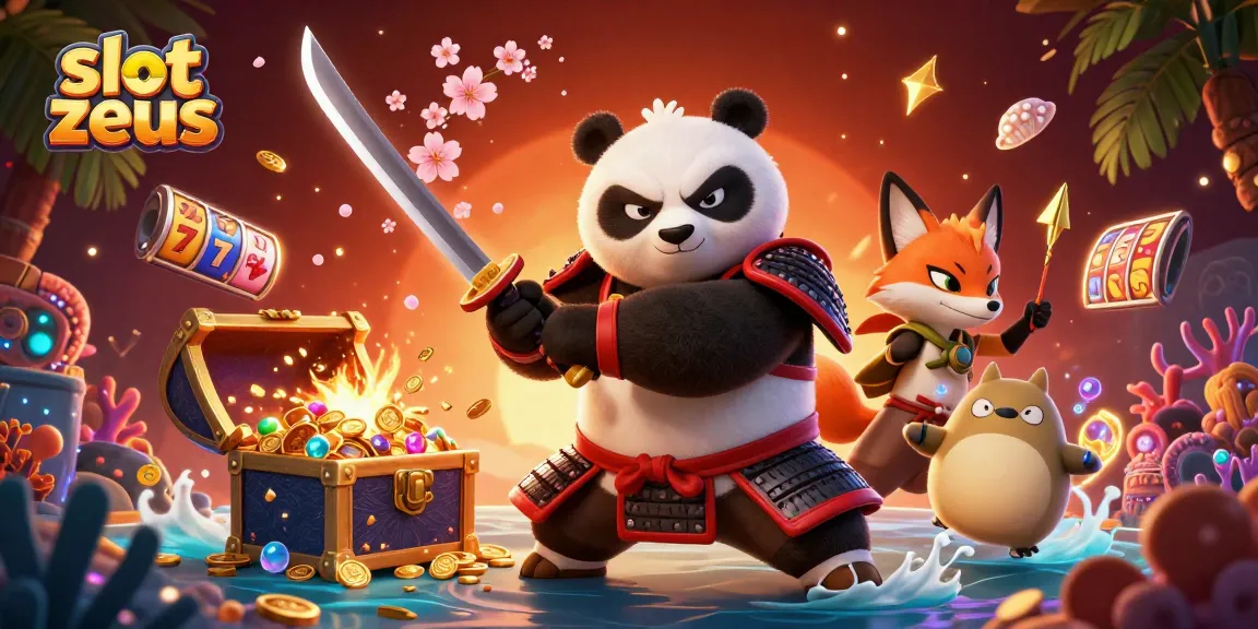 Enjoy thrilling wins with slot zeus characters in a dynamic casino illustration filled with excitement and surprises