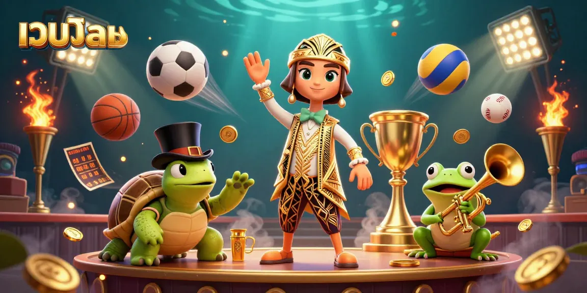 Experience sports betting action with เว็บบอล and dynamic gameplay elements in a vibrant casino setting.