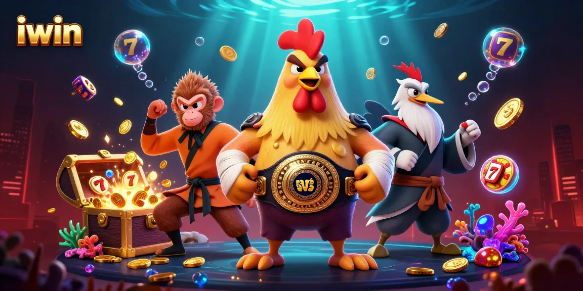 Experience the thrill of iwin casino with vibrant characters and dynamic slot elements.