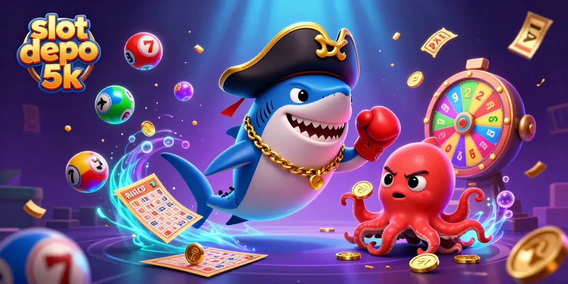 Spin to win with slot depo 5k featuring vibrant characters and dynamic casino elements.