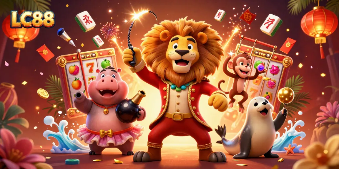 Engage with LC88 while exploring exciting slot games in a lively 3D casino world.