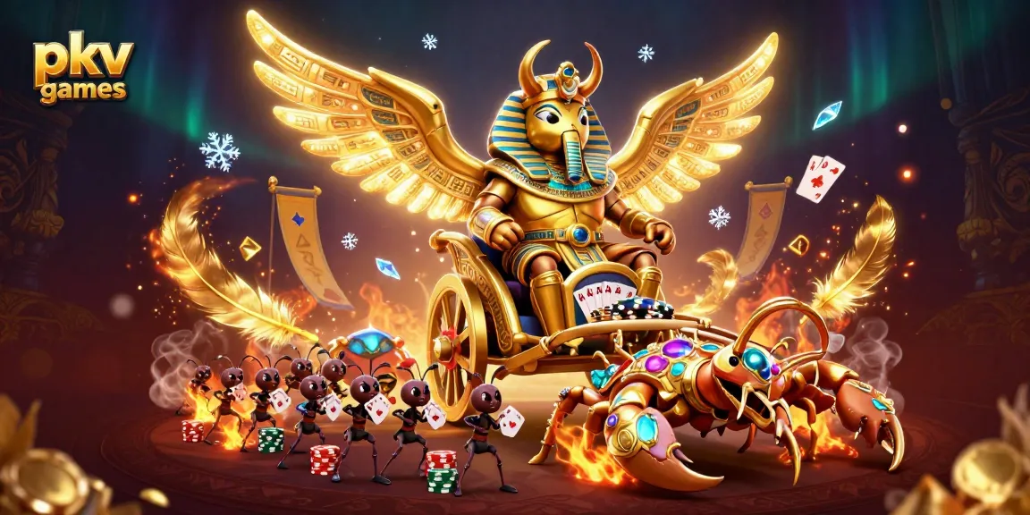 Engage in exciting pkv games with a vibrant display of cards and cash for thrilling gameplay.