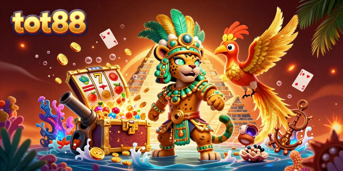 Experience thrilling gameplay at tot88 with 3D characters and vibrant casino elements.
