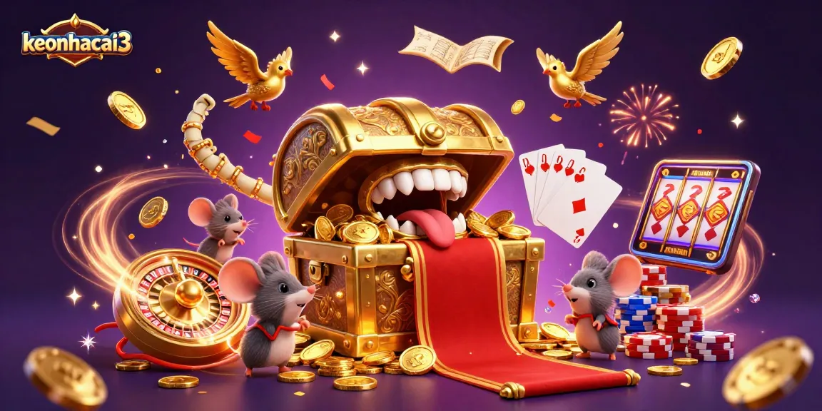 Engage with keonhacai3 in a vibrant scene of casino excitement, featuring dynamic gaming elements.