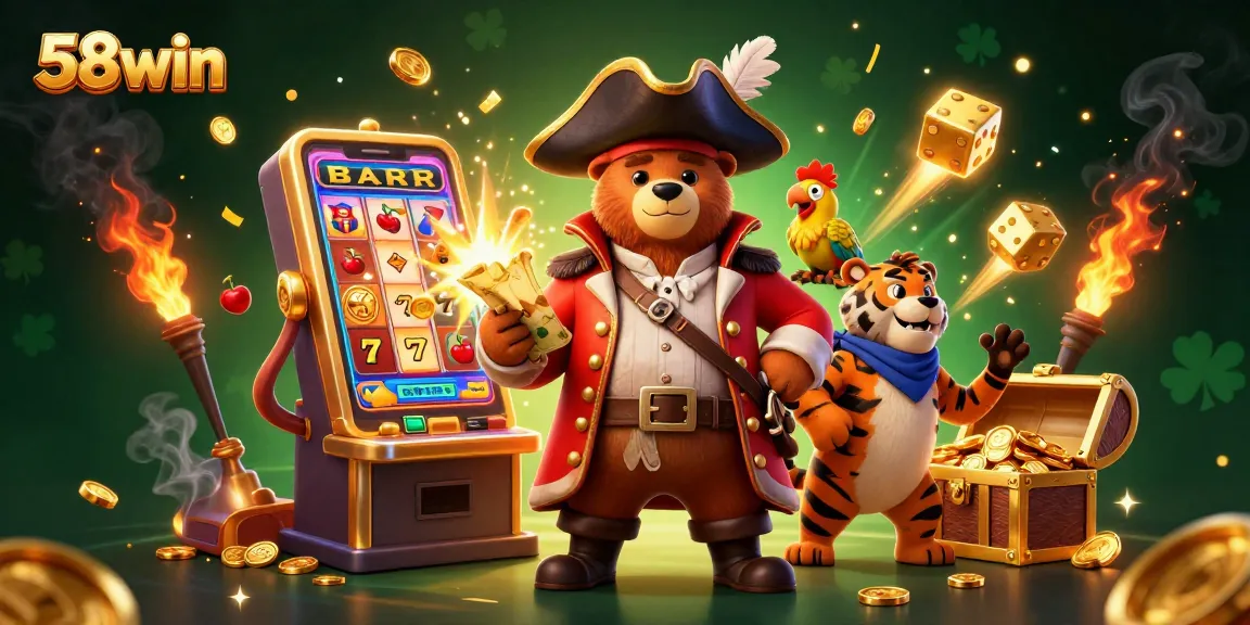 Spin to win big at 58win with this captivating casino scene filled with rich details.