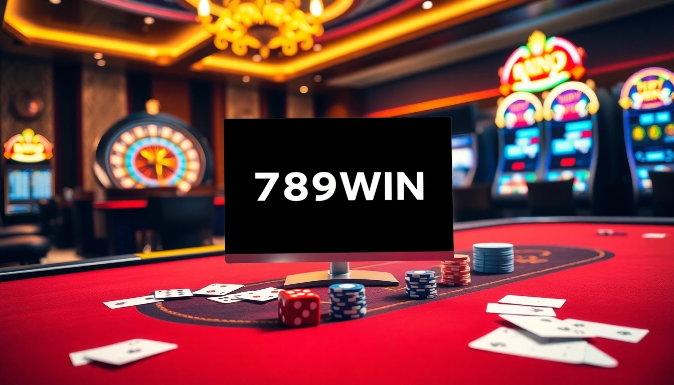 Exciting online gambling at https://789wins1.net/ with vibrant casino visuals and gaming elements.