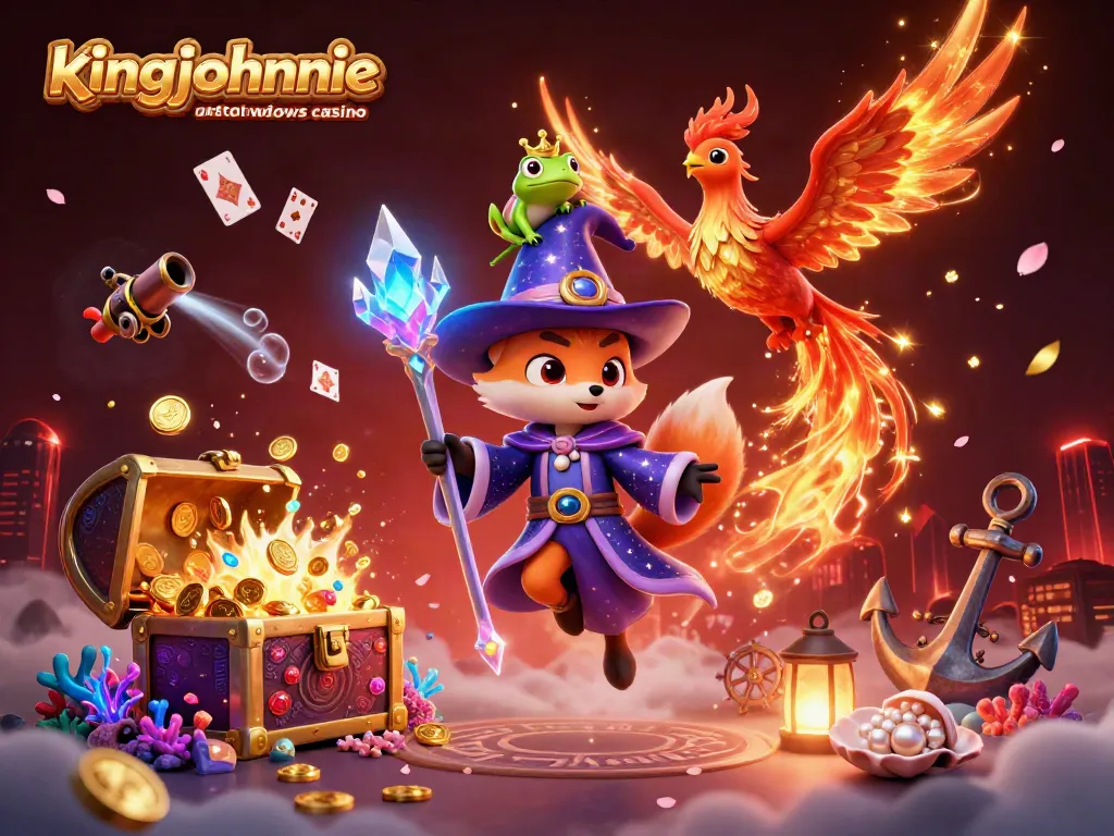 Experience the magic at kingjohnnie australia windows casino with vibrant characters and dazzling game elements.