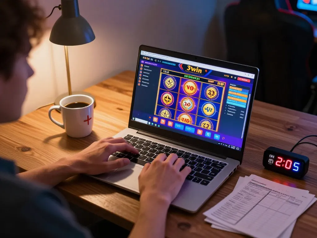 Engaging in online casino slots on the 32win platform with a strategic betting setup