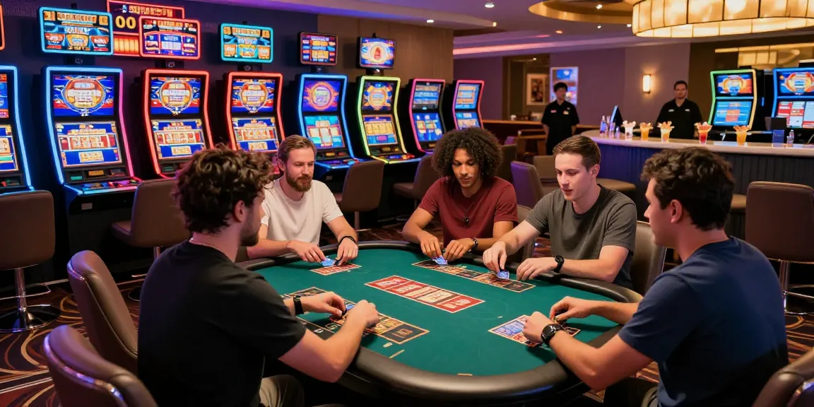 Engaged players at credit card casinos enjoying live gaming and vibrant atmosphere in 2026