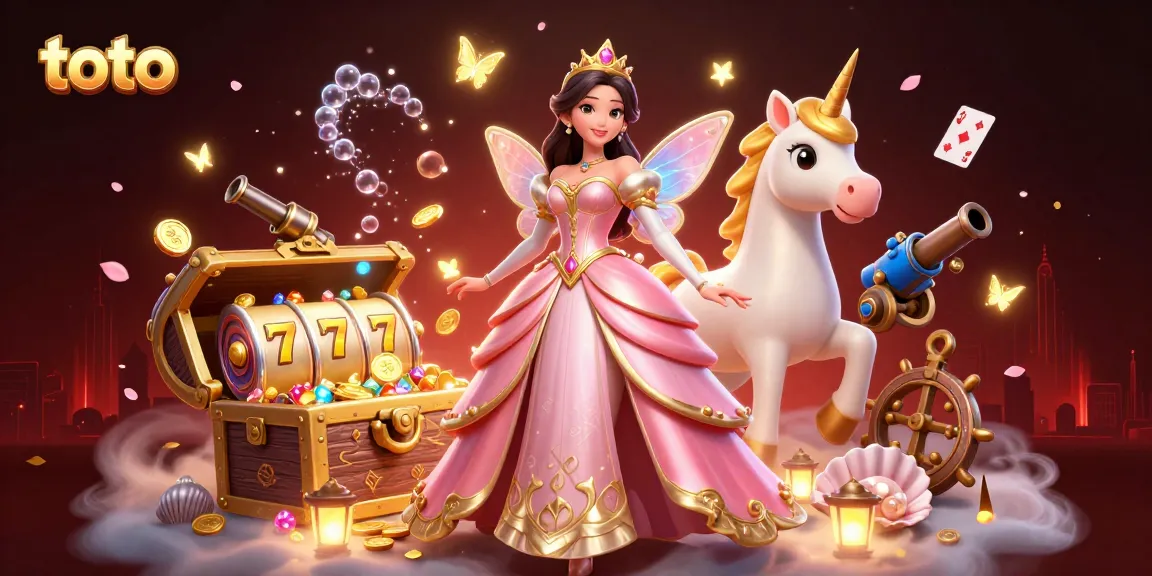 Experience thrilling gameplay with toto slots in a vibrant casino scene featuring dazzling characters.