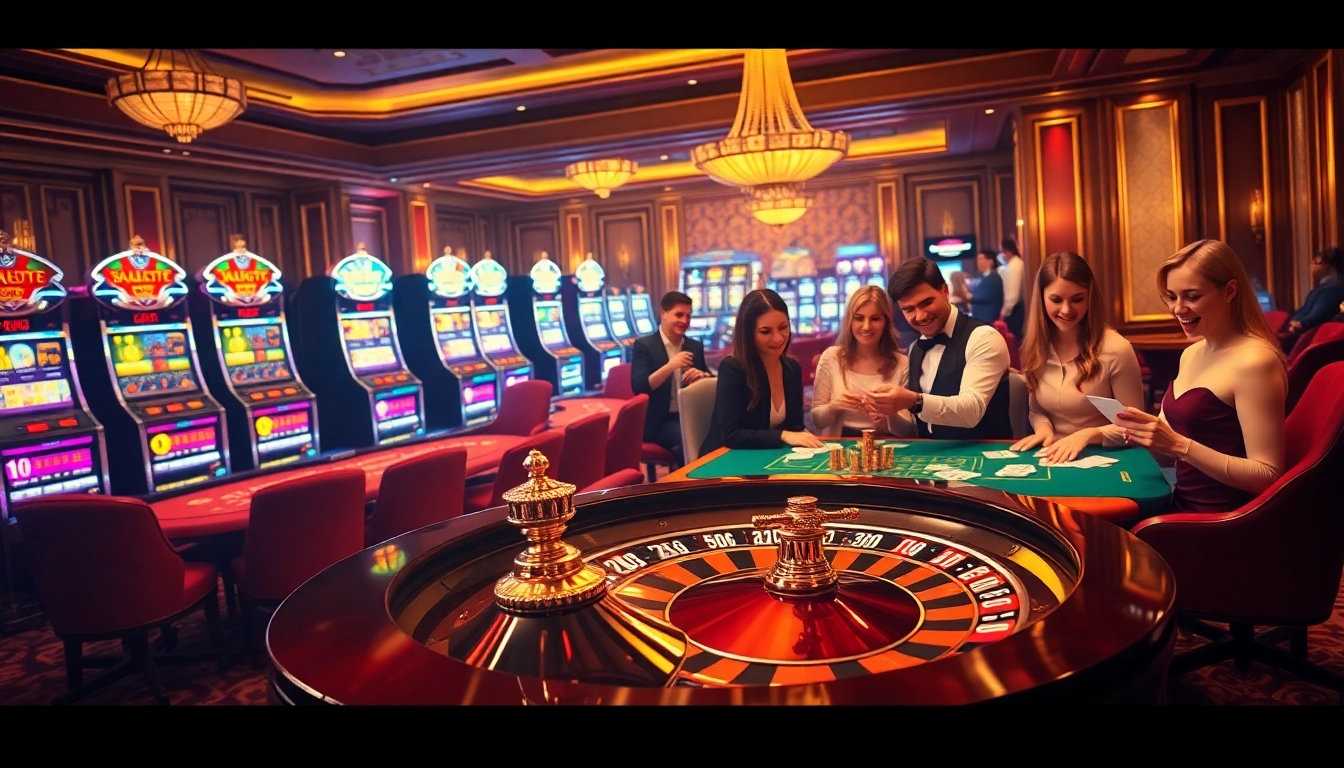 Experience thrilling gameplay at https://lc88pro.com/ surrounded by luxurious casino visuals and vibrant gaming elements.
