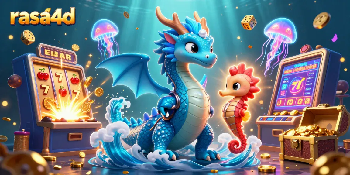 Experience the excitement of rasa4d with action-packed casino gaming elements in a vibrant ocean scene.