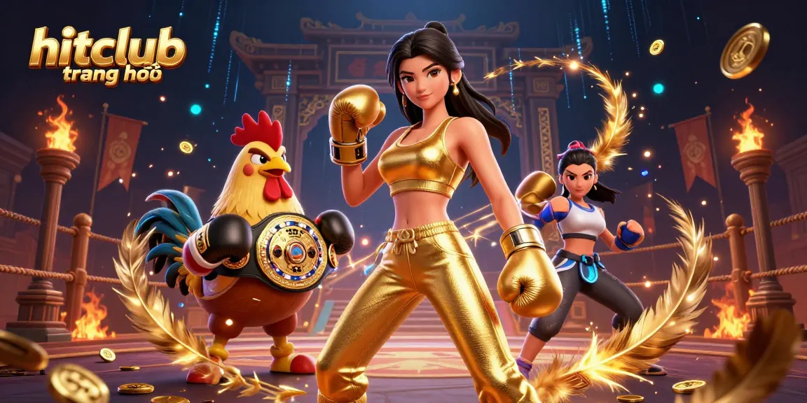 Engage in exciting gameplay at hitclub trang chủ, featuring 3D characters in an electrifying casino scene.