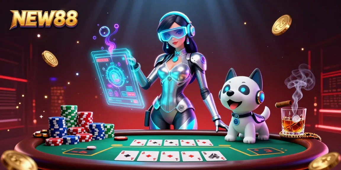 Experience the vibrant energy of NEW88's online casino with stunning visuals and immersive gameplay.