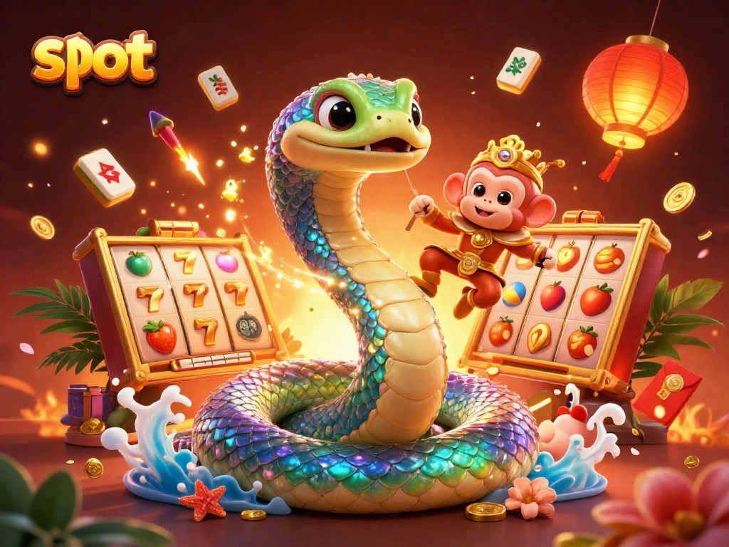 Experience the thrill of slot gaming with vibrant characters, spinning reels, and magical elements.