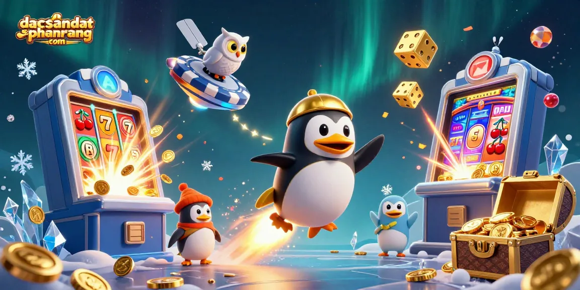 Experience thrilling gameplay at dacsandatphanrang com with a vibrant casino adventure illustration.