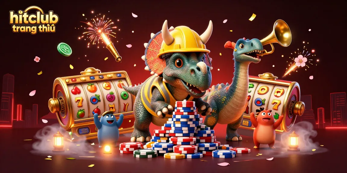 Experience hitclub trang chủ with vibrant slot games where triceratops builds excitement!
