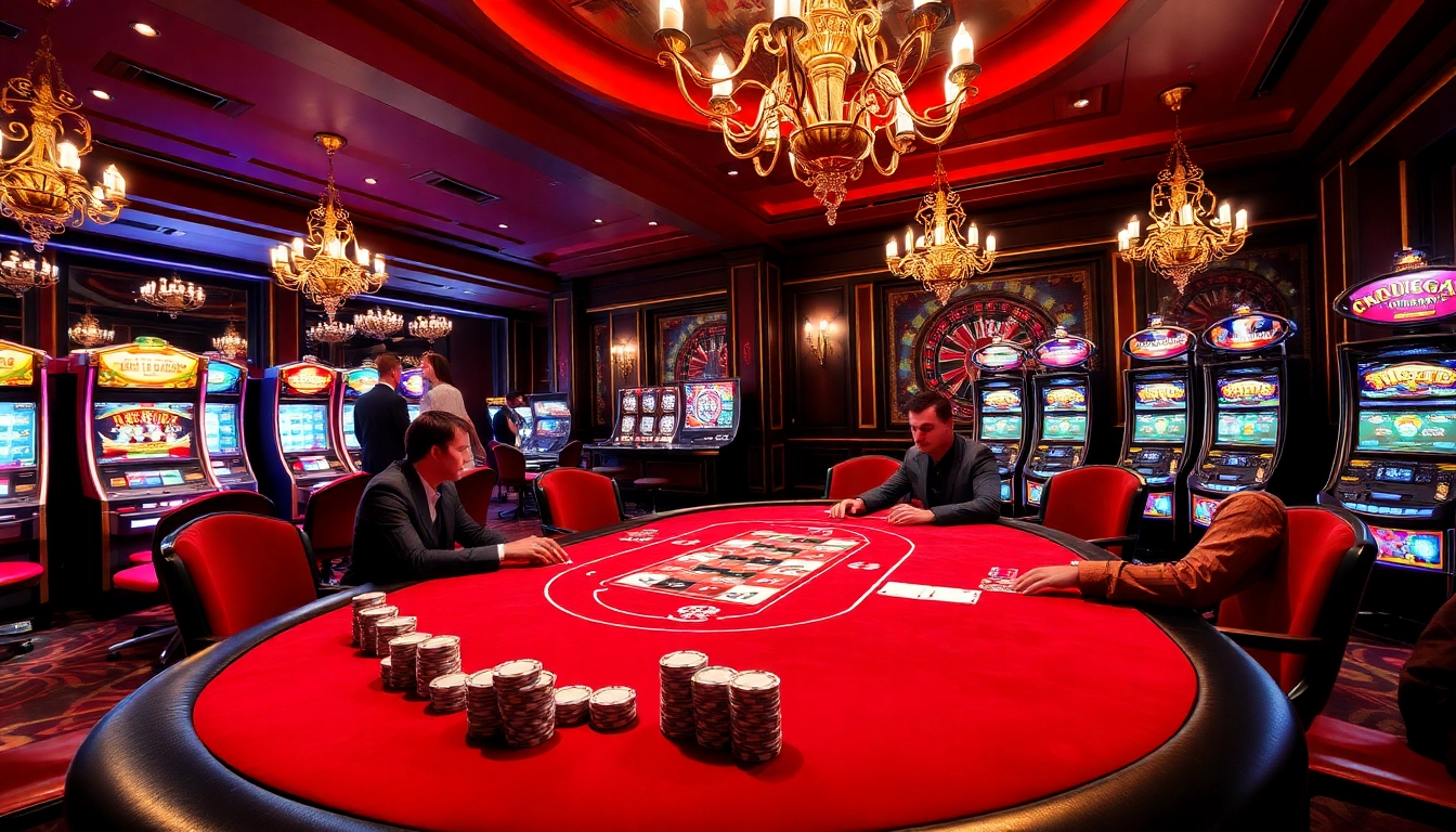 High-stakes poker action at MB66 casino with vibrant poker chips and cards.