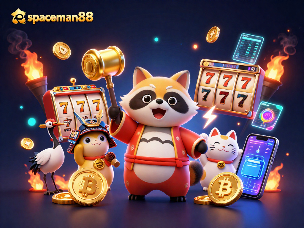 Spin to win at spaceman88 with cheerful characters and vibrant slot elements!