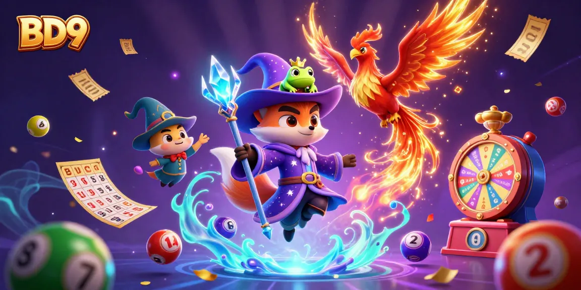 Experience the excitement of BD9 online gaming with a magical atmosphere of vibrant, rich casino elements.