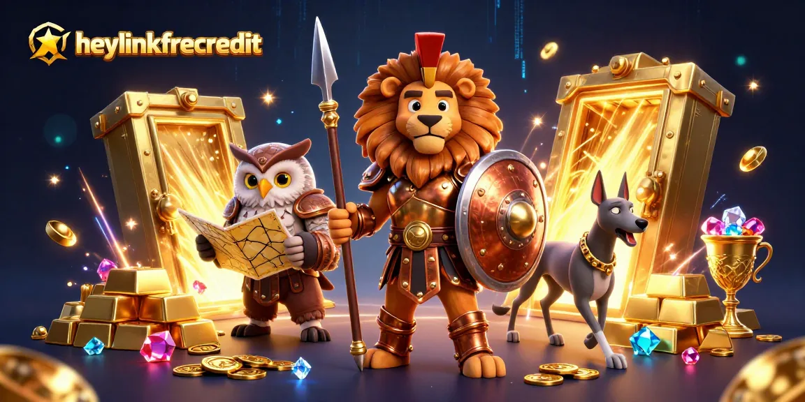 Experience heylinkfreecredit through a thrilling 3D casino adventure with dynamic characters and sparkling treasures.