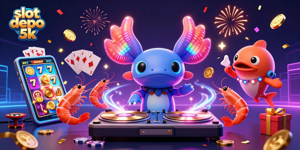 Engage in thrilling slot depo 5k adventures with vibrant characters and dynamic casino elements.