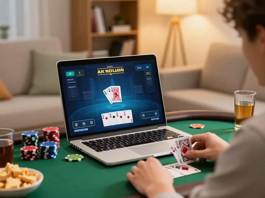 Engaging poker gameplay on SC88 platform showcasing player strategies and home setting.