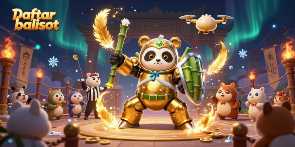 Engage in thrilling gameplay with Daftar balisot in a vibrant casino-themed illustration.