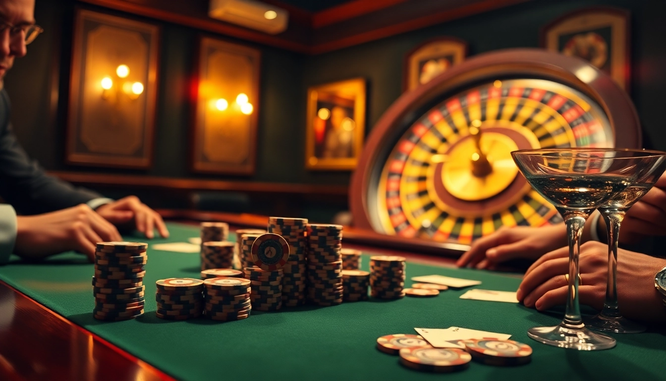 The hidden wiki inspires a high-stakes poker game scene with luxury and excitement in an elite casino.