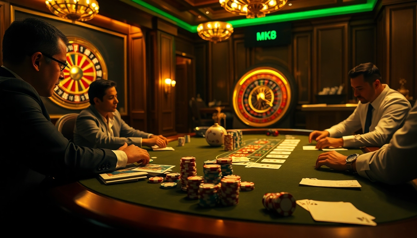 Experience thrilling gameplay at MK8 casino with exciting poker action and luxurious atmosphere.