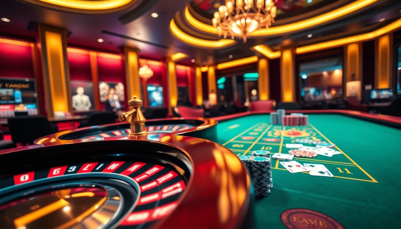 Engaging illustration of the registration process at OKFUN casino with a professional gambling scene.