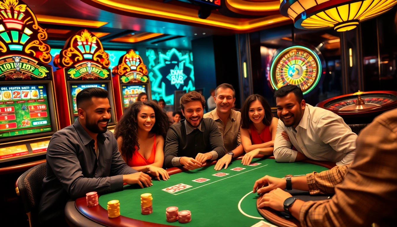 Engaged players enjoying the excitement at the casino with link 88i featured prominently.