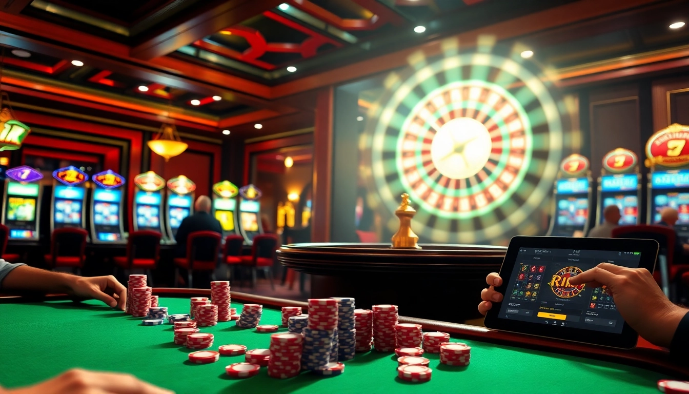 Experience thrilling wins with rik vip at a vibrant, luxurious casino table game.
