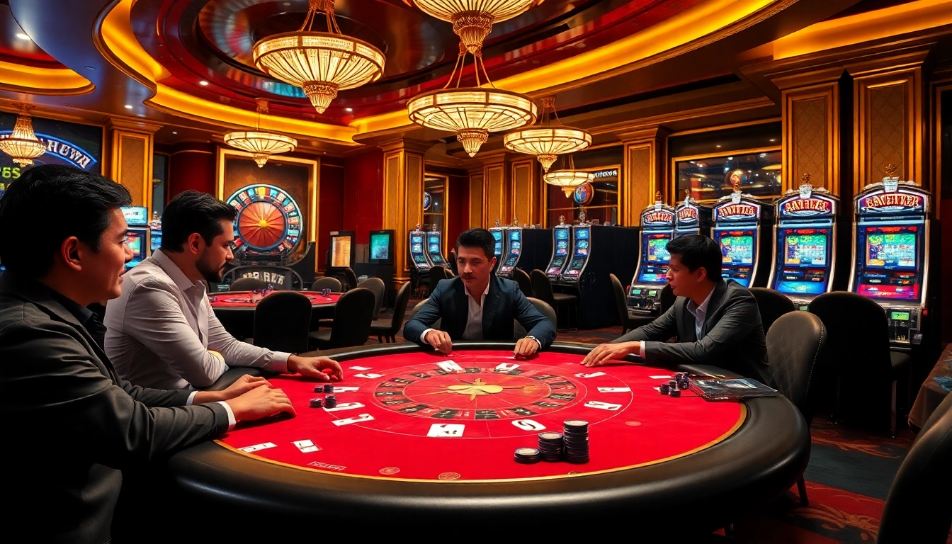 Engaged players at 1haywin.us.com poker table winning strategies in action.